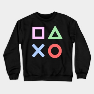 Controller Buttons Pastel Crewneck Sweatshirt